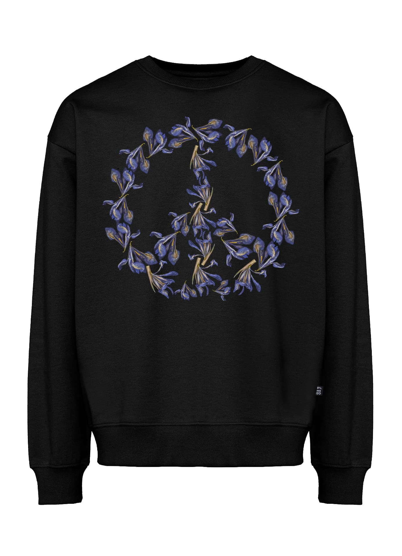 loose-fit-sweatshirt-black-Kreetta-Peace-Blue